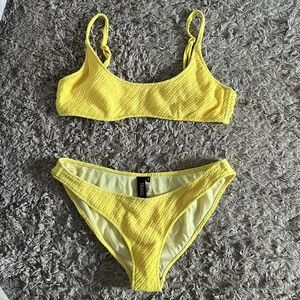 TRIANGL Yellow Bikini Set SIZE SMALL TWO PIECE